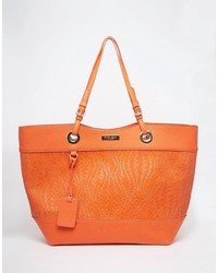 orange Shopper Tasche von Carvela