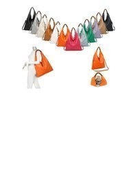 orange Shopper Tasche von ITALYSHOP24