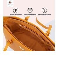 orange Shopper Tasche von Princely London
