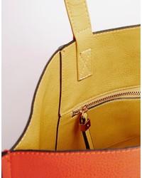 orange Shopper Tasche von Oasis