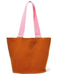 orange Shopper Tasche von Sophie Anderson