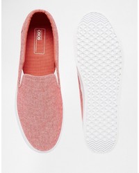 orange Slip-On Sneakers von Asos