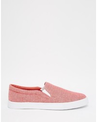 orange Slip-On Sneakers von Asos