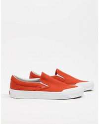 orange Slip-On Sneakers von Vans