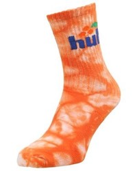 orange Socken von HUF