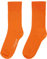 orange Socken von MAISON KITSUNÉ
