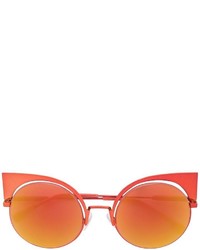 orange Sonnenbrille