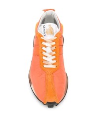 orange Sportschuhe von Lanvin