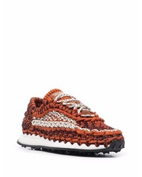 orange Sportschuhe von Valentino Garavani