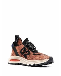 orange Sportschuhe von DSQUARED2