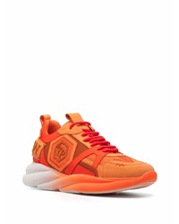 orange Sportschuhe von Philipp Plein