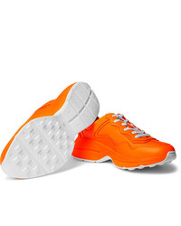 orange Sportschuhe von Gucci