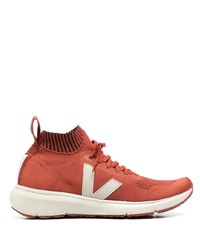 orange Sportschuhe von Rick Owens X Veja