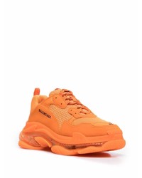 orange Sportschuhe von Balenciaga