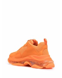 orange Sportschuhe von Balenciaga