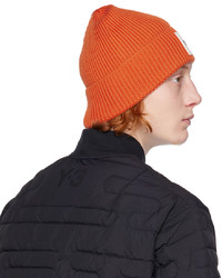orange Strick Mütze von Y-3