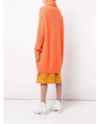 orange Strick Oversize Pullover von Christopher Kane