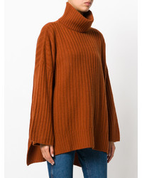 orange Strick Oversize Pullover von Joseph