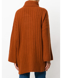 orange Strick Oversize Pullover von Joseph