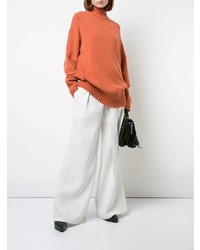 orange Strick Oversize Pullover von Proenza Schouler