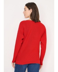 orange Strick Pullover von Cecil
