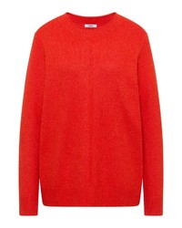 orange Strick Pullover von Cecil