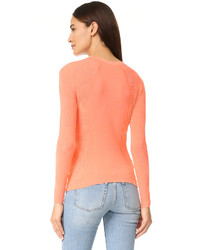 orange Strick Pullover von Versace