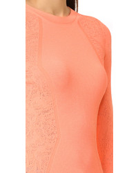 orange Strick Pullover von Versace