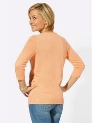 orange Strick Pullover von Witt