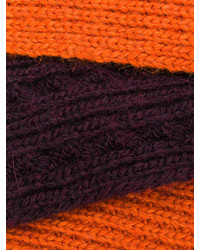 orange Strick Schal von Barena