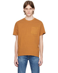 orange Strick T-Shirt mit einem Rundhalsausschnitt von Levi's