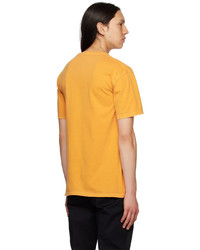 orange Strick T-Shirt mit einem Rundhalsausschnitt von Noah