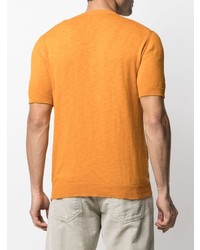 orange Strick T-Shirt mit einem Rundhalsausschnitt von Altea