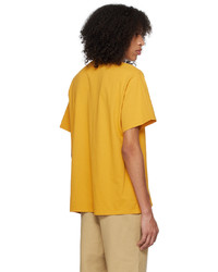 orange Strick T-Shirt mit einem Rundhalsausschnitt von Levi's