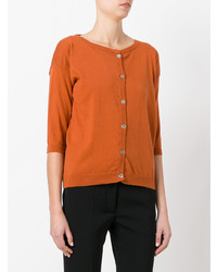 orange Strickjacke von Societe Anonyme