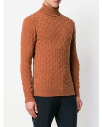 orange Strickpullover von Eleventy