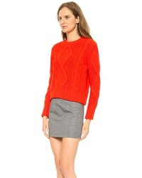 orange Strickpullover von Maison Martin Margiela