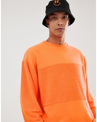 orange Sweatshirt von ASOS DESIGN