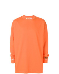 orange Sweatshirt von Heron Preston