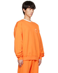 orange Sweatshirt von 7 days active