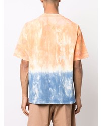 orange Mit Batikmuster T-Shirt mit einem Rundhalsausschnitt von Kenzo