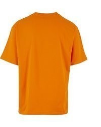 orange T-Shirt mit einem Rundhalsausschnitt von 2Y Studios