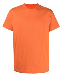 orange T-Shirt mit einem Rundhalsausschnitt von A-Cold-Wall*