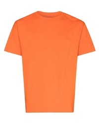 orange T-Shirt mit einem Rundhalsausschnitt von A-Cold-Wall*