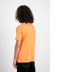 orange T-Shirt mit einem Rundhalsausschnitt von Alpha Industries