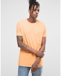orange T-Shirt mit einem Rundhalsausschnitt von Asos