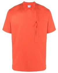 orange T-Shirt mit einem Rundhalsausschnitt von Aspesi