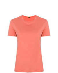 orange T-Shirt mit einem Rundhalsausschnitt von Aspesi