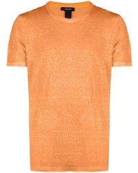 orange T-Shirt mit einem Rundhalsausschnitt von Avant Toi