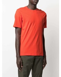 orange T-Shirt mit einem Rundhalsausschnitt von Aspesi